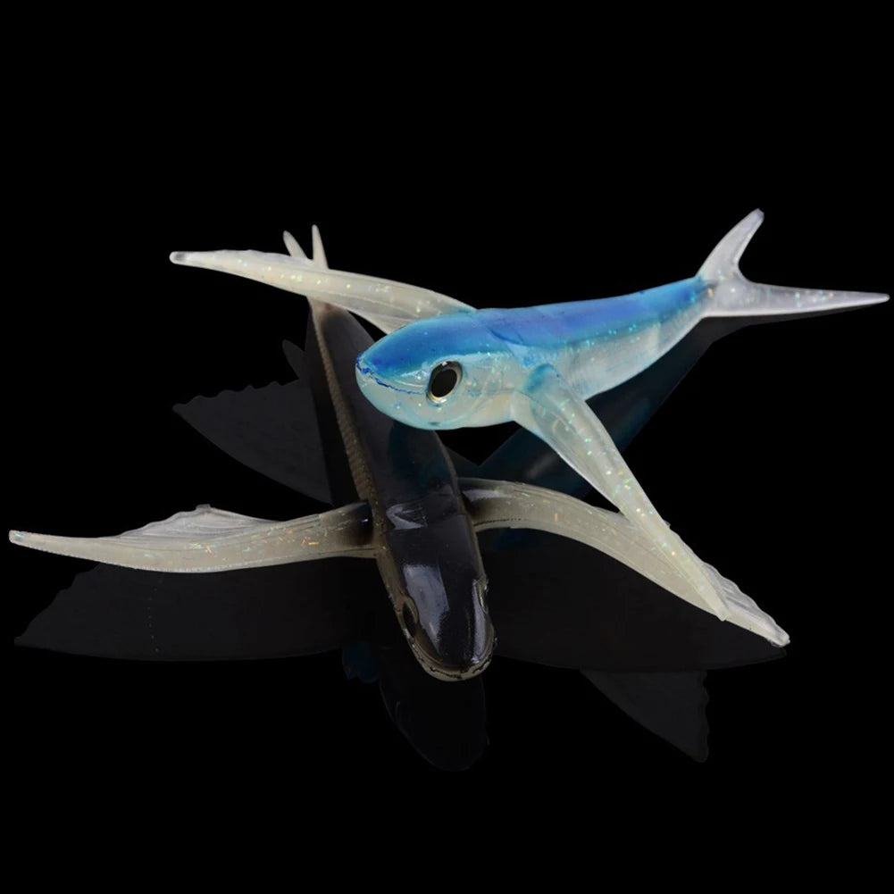 Fishing Lure Bait Sea Fishing Big Fish Flying Fish Soft Bait Tuna Lures Pink Trolling Bird Shaped Teaser for Fishing Tackle
