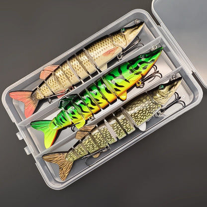 10cm Slow-Sinking Fishing Lure for Pike & Trout