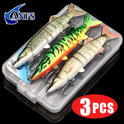 3-Piece Jointed Swimbait Fishing Lure