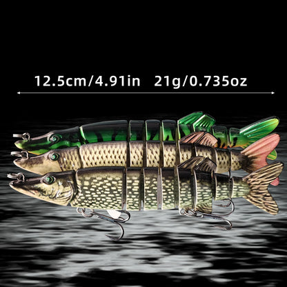 3-Piece Jointed Swimbait Fishing Lure